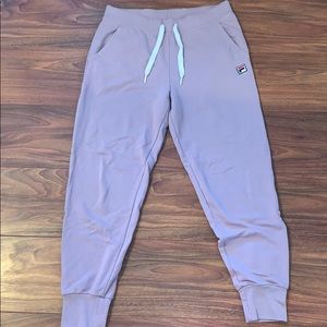 Lightweight mauve joggers